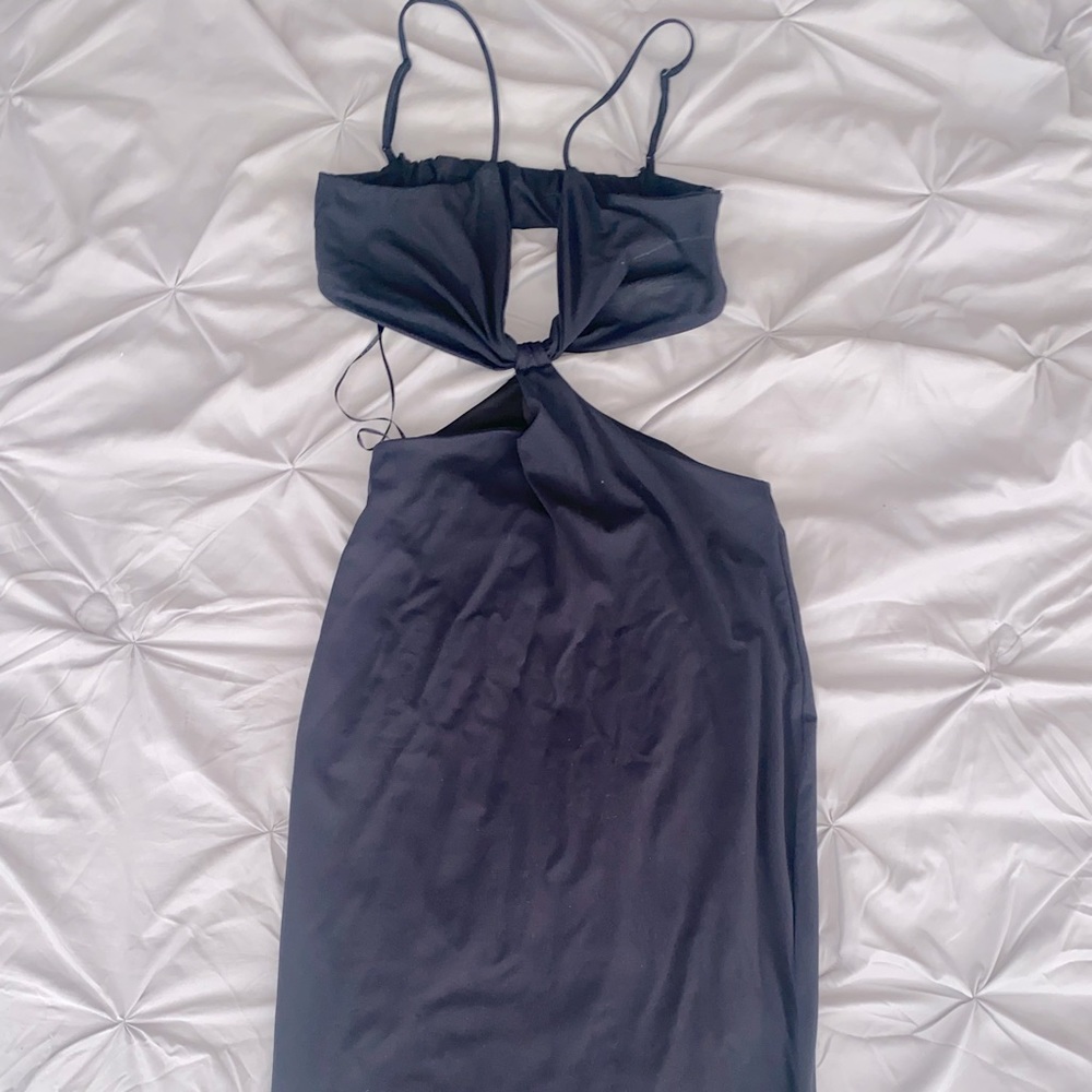Long black Dynamite dress size L. Use only once. - Picture 1 of 3